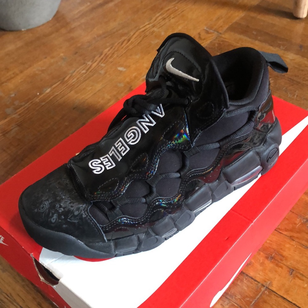 Nike Air More Money All LA W 9 BLK like new w/ box - Picture 9 of 15